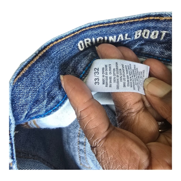 American Eagle Outfitters Women's Stretch Jeans Original Boot Size 33 - Picture 3 of 4